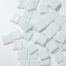 Mosaikshop Schweiz - Mosaiksteine| Vidrepur uni - weiss - 25x25mm |  100