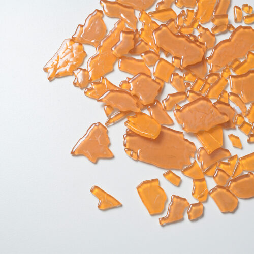 Mosaikshop Schweiz | Softglas polygonal multi - orange |  CR51-99