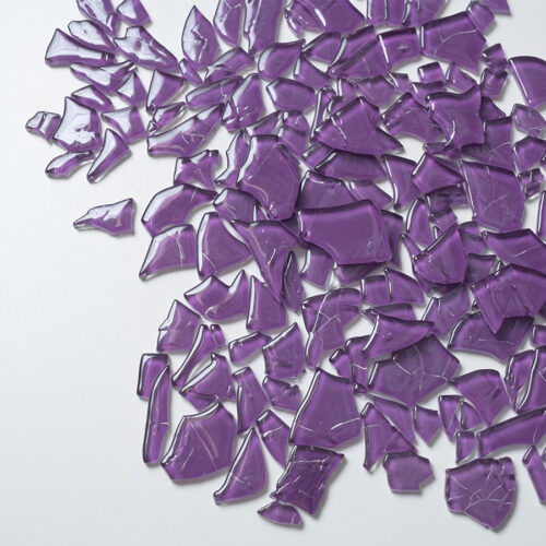 Mosaikshop Schweiz | Softglas polygonal multi - violett |  CR62-99