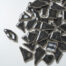 Mosaikshop Schweiz - Mosaiksteine| Flip - gross - anthrazit - polygonal |  F12