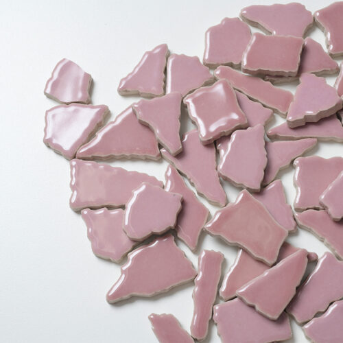 Mosaikshop Schweiz - Mosaiksteine| Flip - gross - rosa - polygonal |  F50