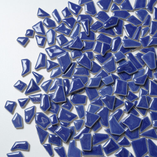 Mosaikshop Schweiz - Mosaiksteine| Flip - mini - kobaltblau - polygonal |  FM23