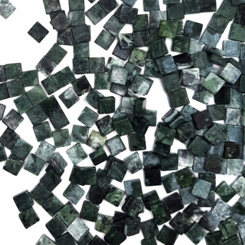 Mosaikshop Schweiz - Mosaiksteine| Marmor - Verde Jade - Quadrat - 10x10x4mm |  M03-10-4