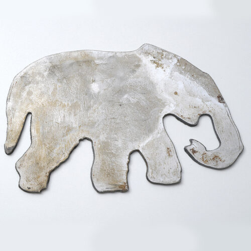 Mosaikshop Schweiz - Mosaiksteine| Metall - Elefant - Stahlform - ca. 11x18cm |  ME-Elefant