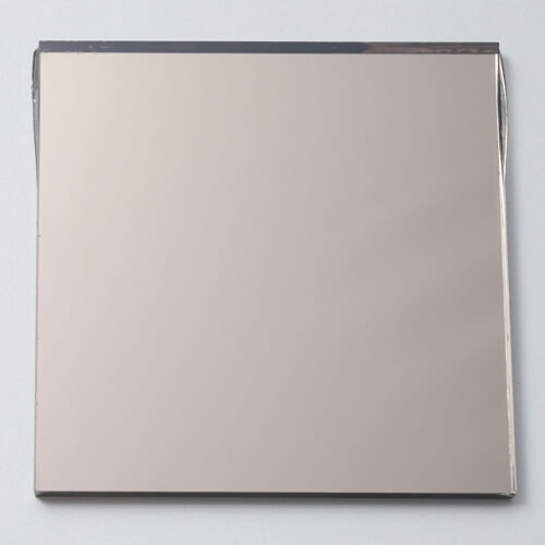 Mosaikshop Schweiz | Spiegel - Standard - Quadrat - bronze - 10x10cm - Höhe 6mm |  SP-Bronze-6